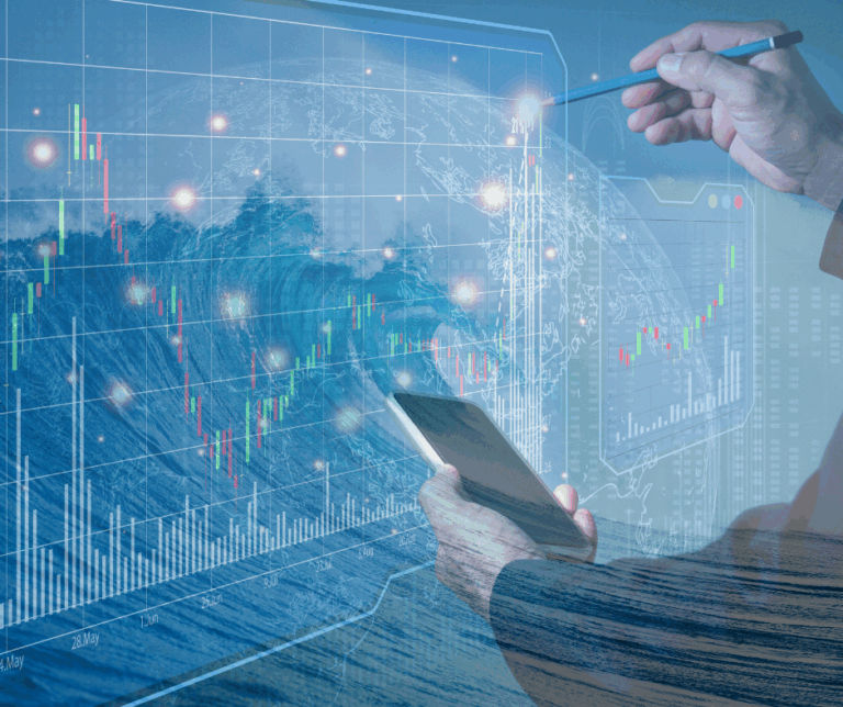 A person holding a smart phone and a pencil work on a touch screen